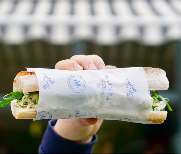 Custom Sandwich Paper Increases Brand Image and Keeps Food Fresh